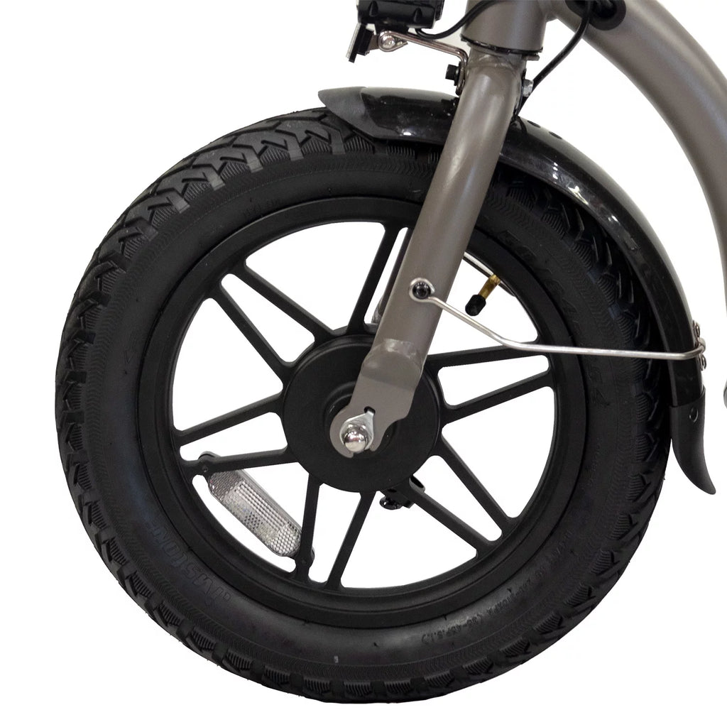 Electric Scooter with Seat, 400W, 14 Pneumatic Tire, Black E909