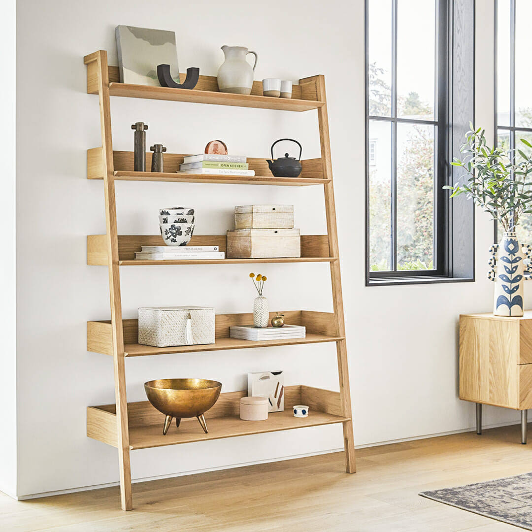 Solid Wood Oak Bookcase N229745
