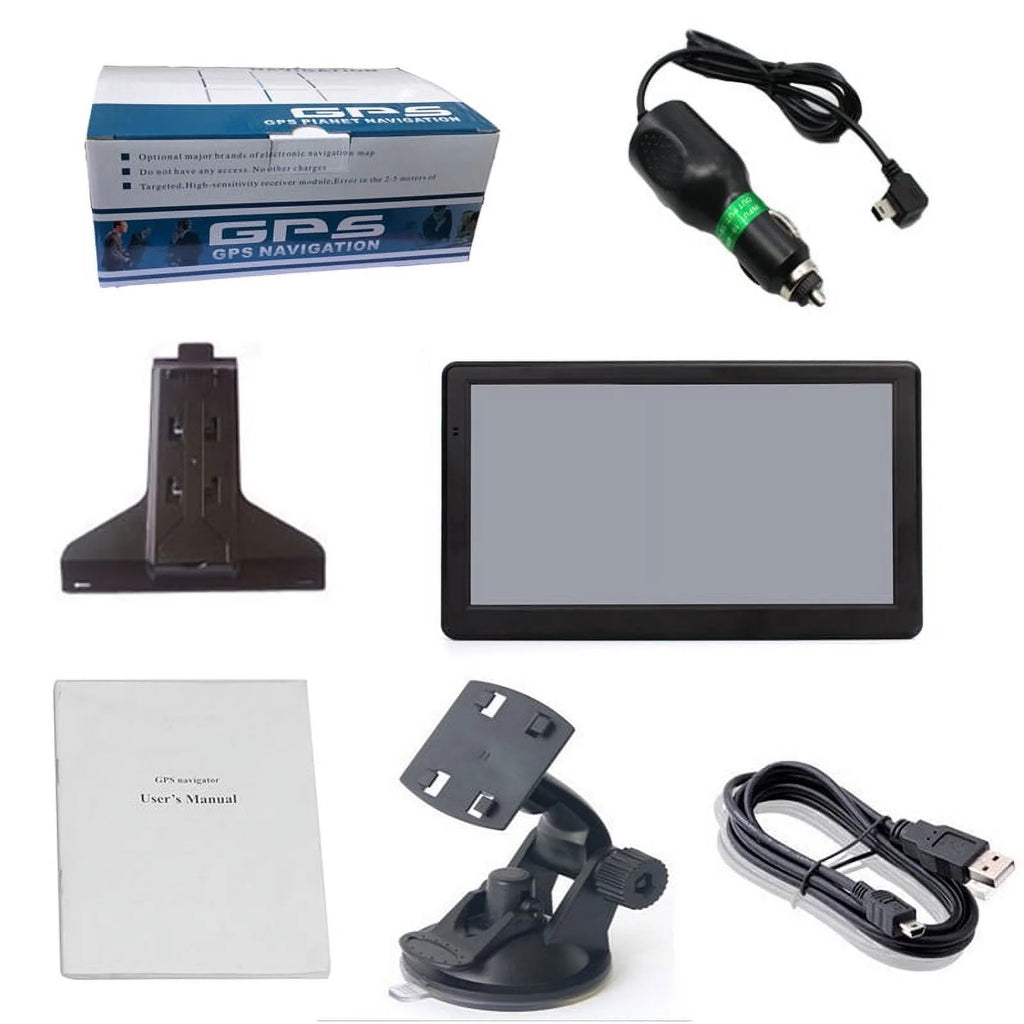 7” Touch Screen GPS Navigator with US/Mexico Maps E81763