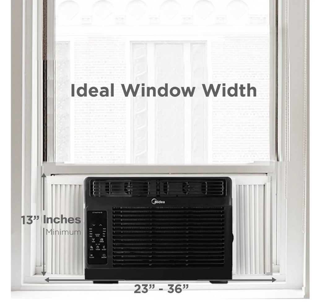 6,000 BTU 115V White Window Air Conditioner V488844