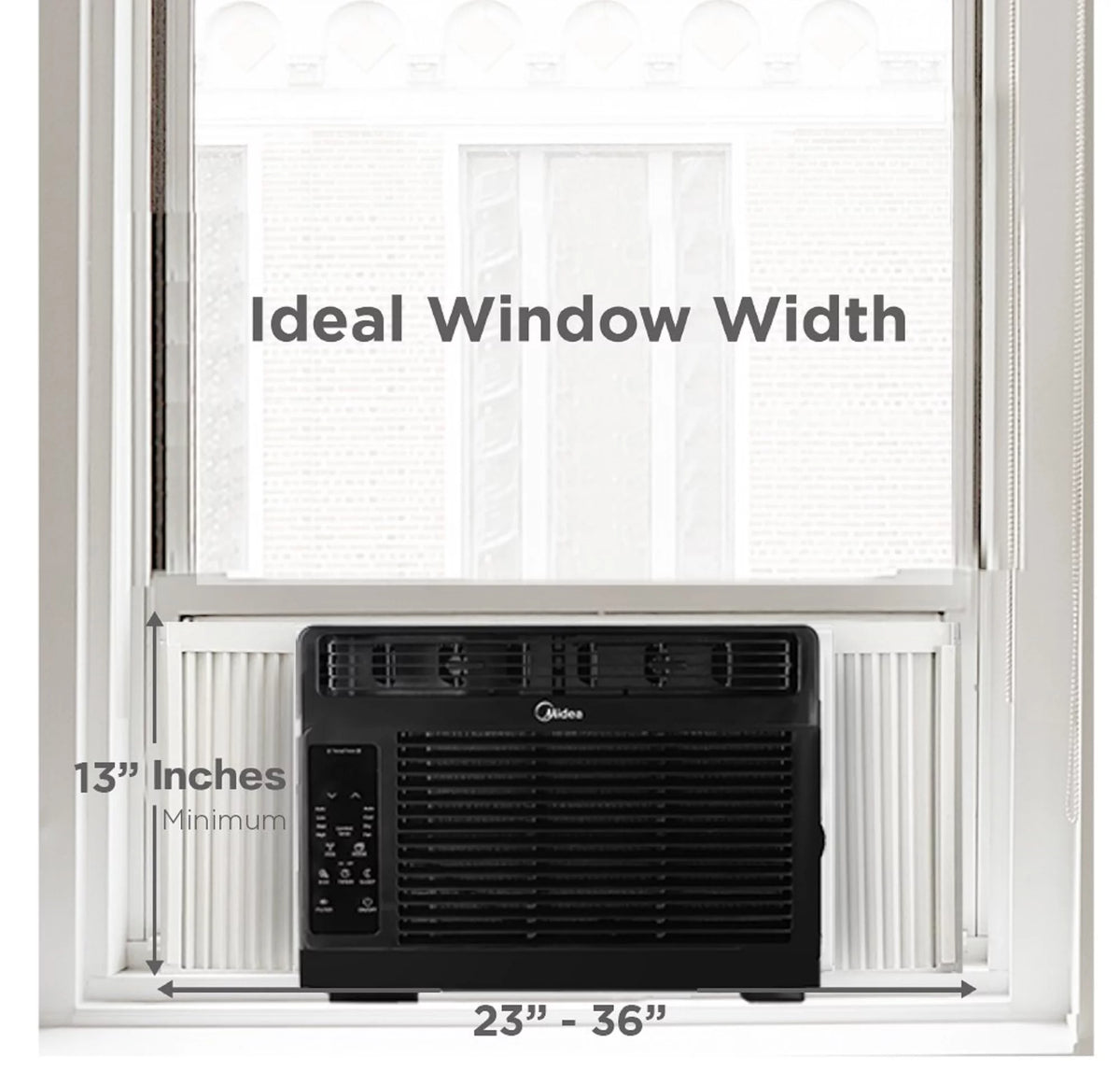 6,000 BTU 115V White Window Air Conditioner V488844