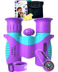8x21 Pink Compact Kids Binoculars Set with Neck Strap C5272