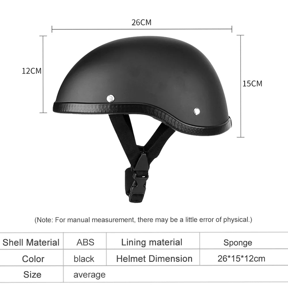 Retro Style Motorcycle Half Helmet E307