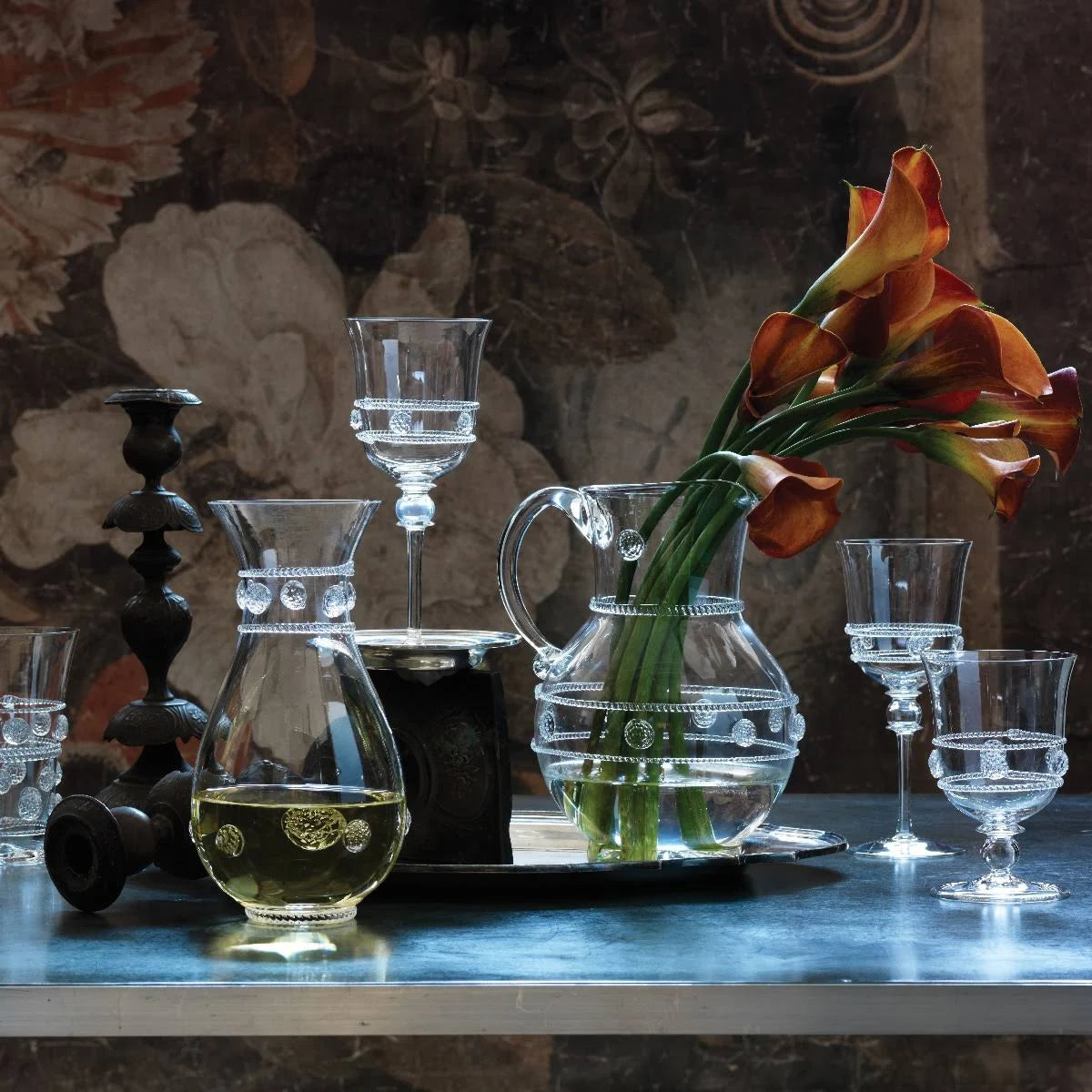 Tulip Footed Water Goblet Z4646