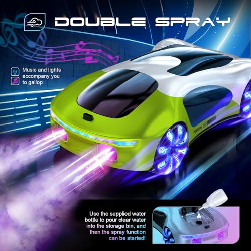 Remote Control Stunt Car with Light Spray & Sound U28671