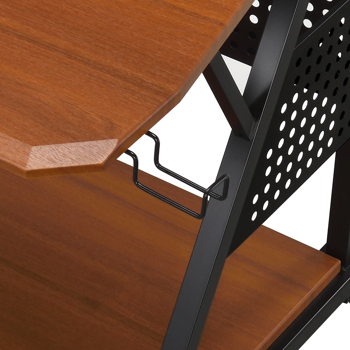 Cherry & Black Desk F3043
