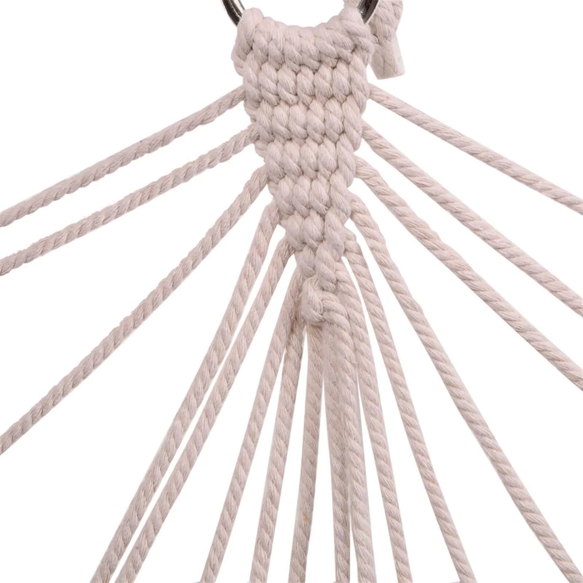 Cotton Rope Hammock Chair with Wood Stretcher J8205
