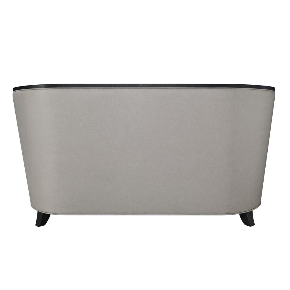 Beige Fabric Loveseat with 2 Pillows M613967