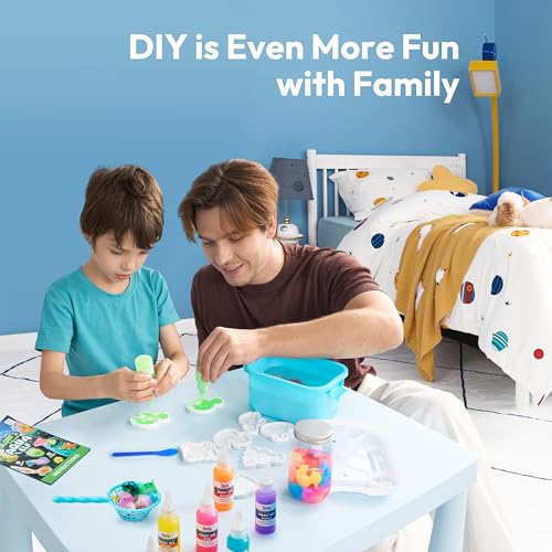 Glow-in-The-Dark Water Gel Kit with 10 Gels and 12 Molds V331447