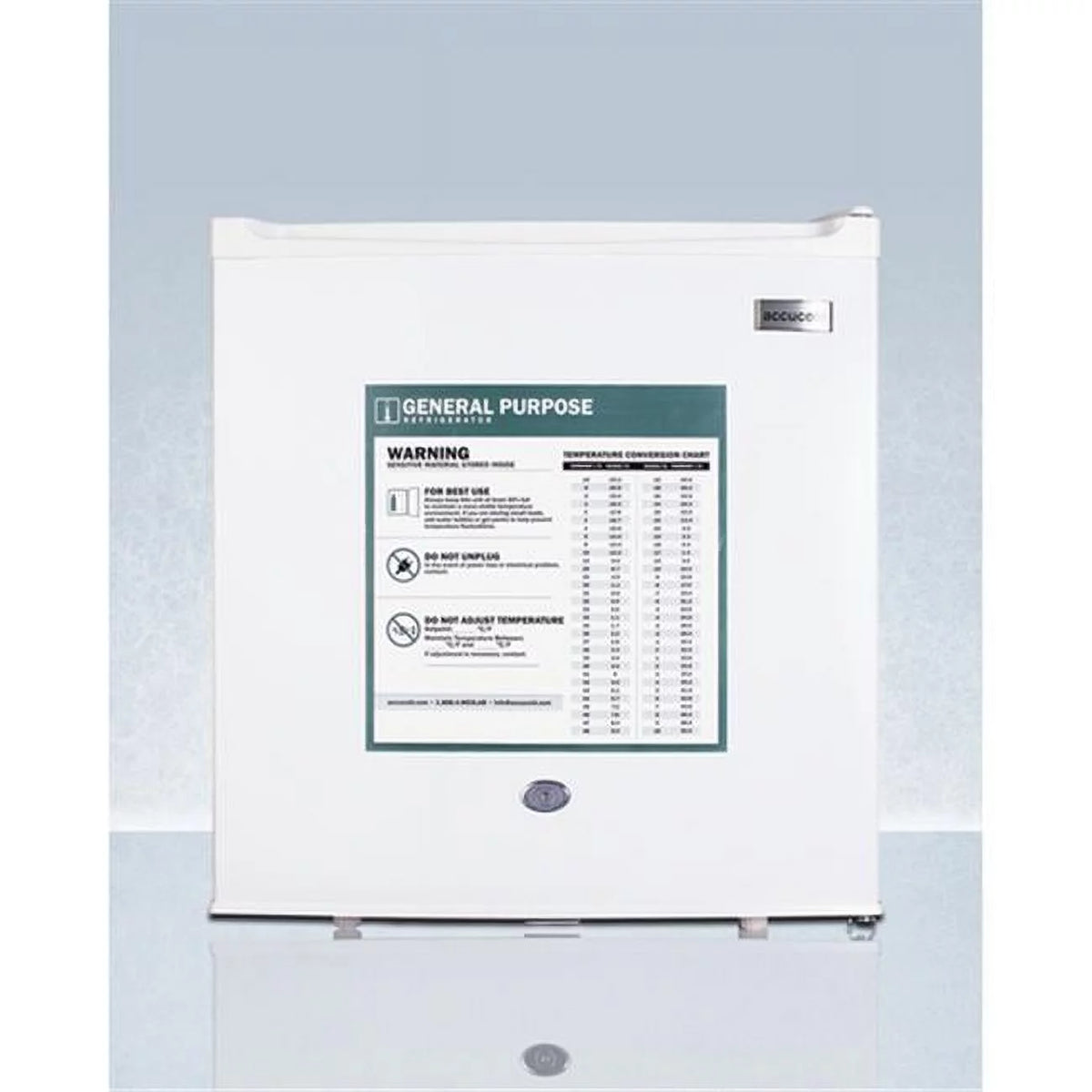 White Compact All-Refrigerator D84425