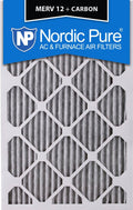 12x18x1 MERV 12 Pleated Carbon Air Filters 6 Pack W92525