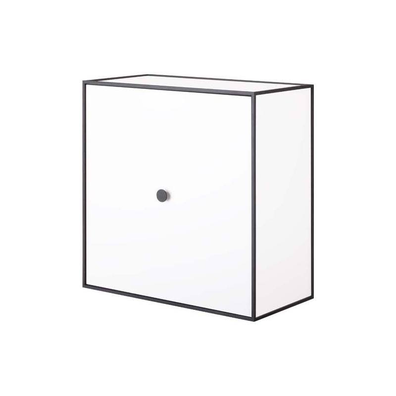 Black Stained Ash Frame Box with Door Q3270