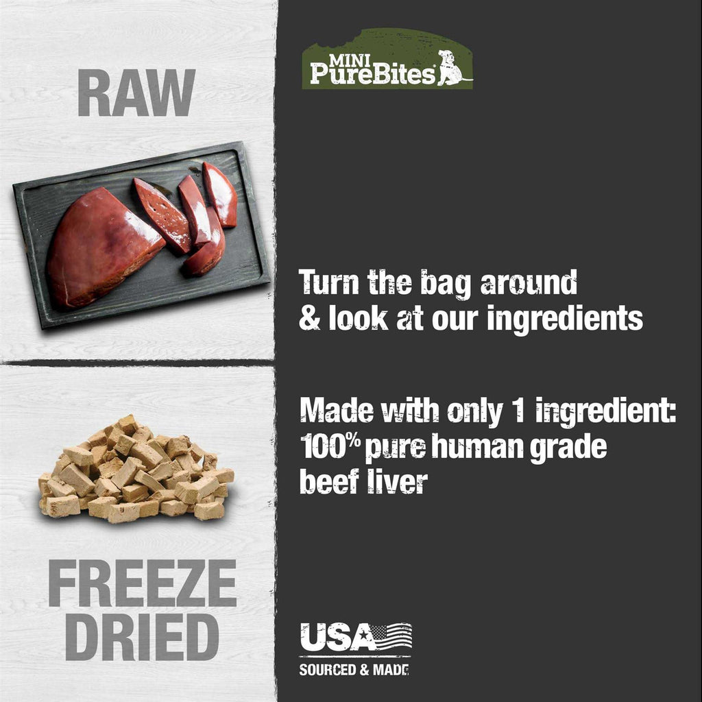 Beef Liver Freeze-Dried Raw Dog Treats W12471