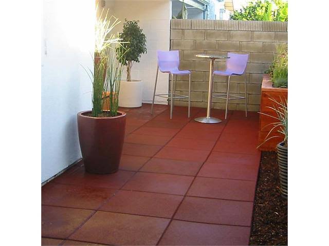 Green 3 Pack Interlocking Rubber Flooring Tiles A133